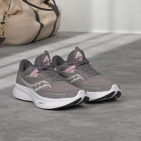 Saucony Ride 15 Women Running Shoe, Alloy Quartz, 10.5 Wide in Kuwait