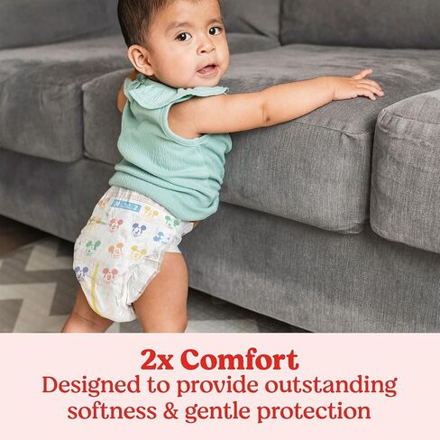 Huggies Size 3 Diapers, Snug & Dry Baby Diapers, Size 3 (16-28 lbs), 168 Count, Packaging May Vary in Kuwait
