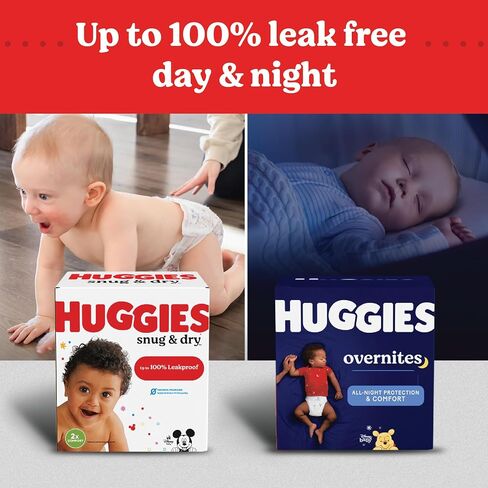 Huggies Size 3 Diapers, Snug & Dry Baby Diapers, Size 3 (16-28 lbs), 168 Count, Packaging May Vary in Kuwait