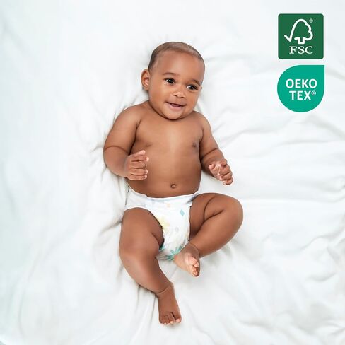 Evolur Snuggle Bum Baby Diapers Size 1, Newborn, PFAS-Free, 216 Count in Kuwait