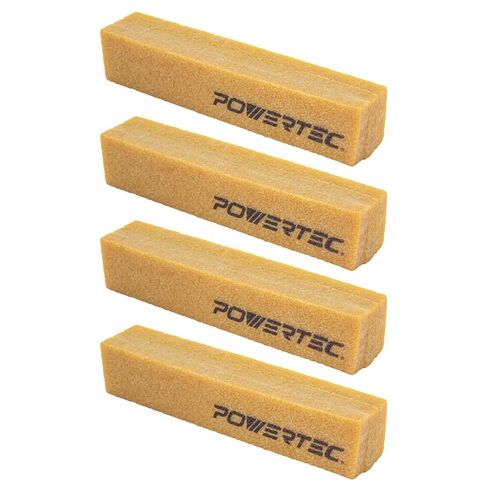 POWERTEC 71424V Abrasive Cleaning Stick for Sanding Belts & Discs 4-1/2" 2PK | Natural Rubber Eraser - Woodworking Shop Tools for Sanding Perfection in Kuwait