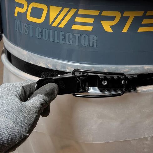 POWERTEC 71734V 14-1/2 Inch Band Clamp for Dust Collector, Fits Delta, JET, Grizzly, Shop Fox, Harbor Freight, and POWERTEC DC1080/ DC1081 in Kuwait