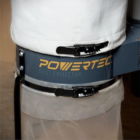 POWERTEC 71734V 14-1/2 Inch Band Clamp for Dust Collector, Fits Delta, JET, Grizzly, Shop Fox, Harbor Freight, and POWERTEC DC1080/ DC1081 in Kuwait