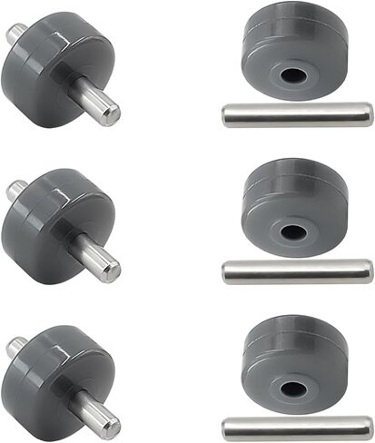 WISINY Vacuum Cleaner Wheels for Shark Navigator Vacuum Cleaner (6 Pairs) | Compatible with Shark Vacuum Wheels Replacement NV350 NV500 NV501 NV351 NV352 NV355 NV356e NV502 in Kuwait