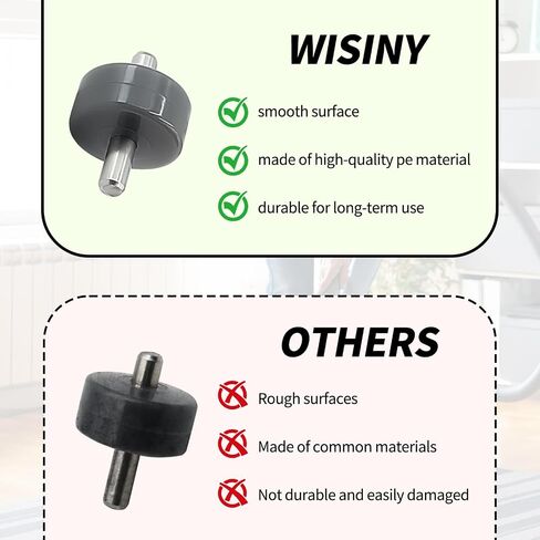 WISINY Vacuum Cleaner Wheels for Shark Navigator Vacuum Cleaner (6 Pairs) | Compatible with Shark Vacuum Wheels Replacement NV350 NV500 NV501 NV351 NV352 NV355 NV356e NV502 in Kuwait