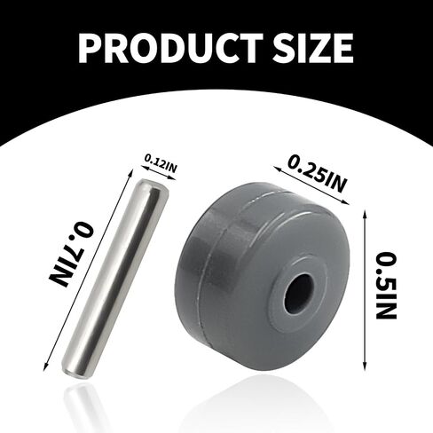 WISINY Vacuum Cleaner Wheels for Shark Navigator Vacuum Cleaner (6 Pairs) | Compatible with Shark Vacuum Wheels Replacement NV350 NV500 NV501 NV351 NV352 NV355 NV356e NV502 in Kuwait