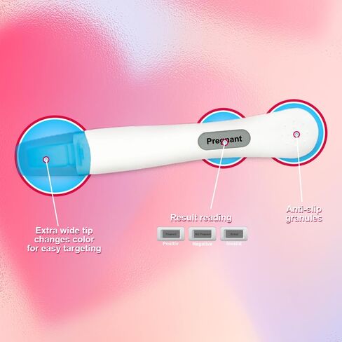 2X Early Digital Pregnancy Test Kit + 4X hcg Test Strips 10mIU/mL,at-Home Pregnancy Test Kit for Women with Easy-to-Read Results in Kuwait