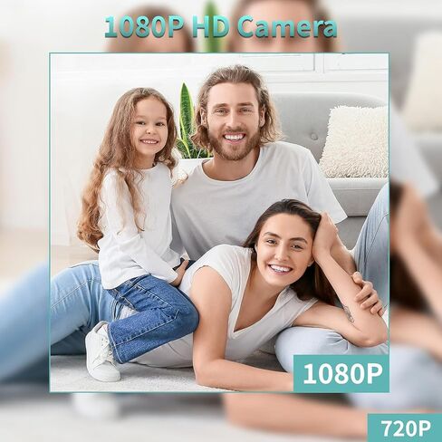 Mini Camera Wireless 1080P Camera Home Security WiFi Mini Nanny Camera Application Control Intelligent Motion Detection SD Storage Night Vision Mini Camera is Suitable For Baby's Office Indoor Outdoor in Kuwait