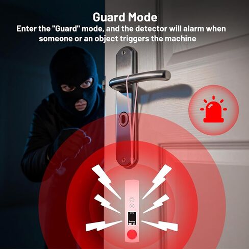 6-in-1 Hidden Camera Detector Anti-Spy Camera Finder w/LED Screen | GPS Tracker & Bug Detector, RF Signal Scanner Portable Privacy Protection for Travel, Office, Hotel, Car, White in Saudi Arabia