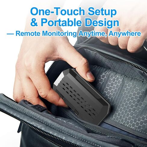Mini 4G LTE Cellular Wireless Camera,No Need WiFi,4KHD with Video Recording Live Feed,3000mAh Larger Battery,No WiFi Cam with 160° Wide-Angle View,Night Vision,Motion Detection,AOV Low-Power in Kuwait