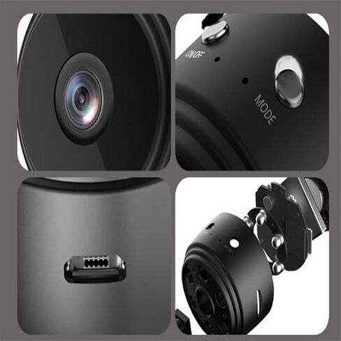 Security Camera, Mini 1080p HD Wireless Cam with Audio for Indoor/Outdoor Surveillance, Ideal for Monitoring in Kuwait