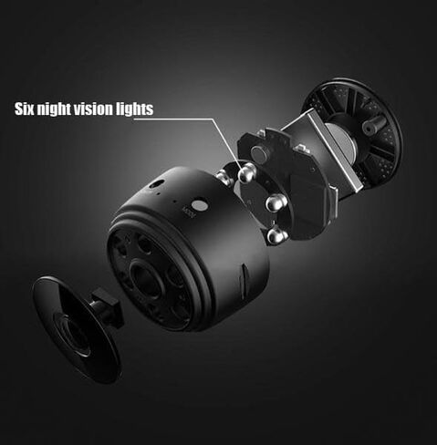 Security Camera, Mini 1080p HD Wireless Cam with Audio for Indoor/Outdoor Surveillance, Ideal for Monitoring in Kuwait