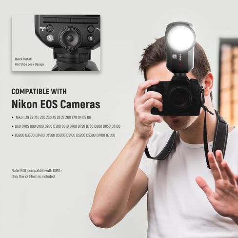 NEEWER Z2-F 2.4G TTL Round Head Camera Flash Speedlite Compatible with Fujifilm, 76Ws 1/8000s HSS Flash Upgraded UI, 2 Modeling Lamps TTL/M Quick TCM Switch 7.2V/3000mAh Battery 600 Full Power Flash in Saudi Arabia