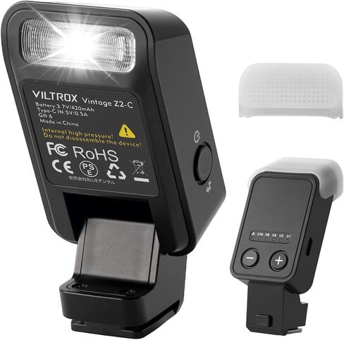 VILTROX Spark Z2 TTL Mini Flash for Canon Portable Camera Flash TTL/M Mode | 10Ws Flash Power, 5-level Output, TTL Auto Flash, Compact Design for Portrait, Travel, Street and Daily Photography in Kuwait