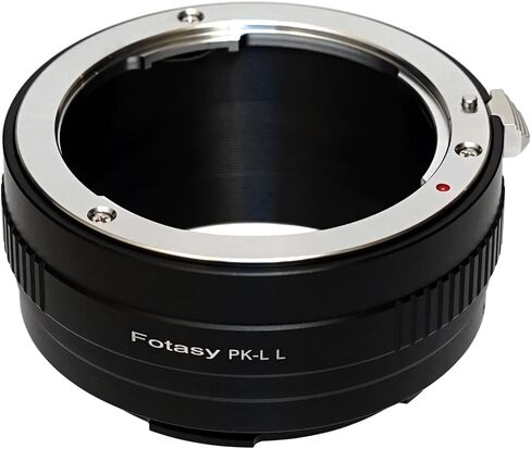 Fotasy PK Lens to L Adapter, Copper, K Mount Lens to L Mount, Compatible with Panasonic S1 S1H S1R S4 S5 Leica SL SL2 TL2 TL Leica T Sigma fp fp L Mirrorless Camera in Kuwait