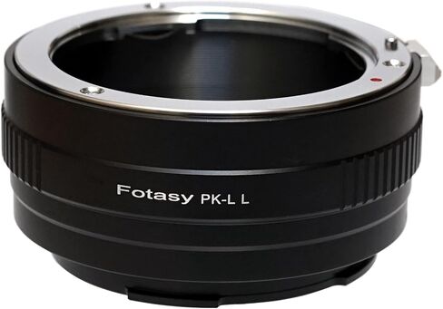 Fotasy PK Lens to L Adapter, Copper, K Mount Lens to L Mount, Compatible with Panasonic S1 S1H S1R S4 S5 Leica SL SL2 TL2 TL Leica T Sigma fp fp L Mirrorless Camera in Kuwait