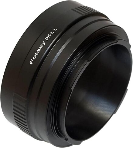 Fotasy PK Lens to L Adapter, Copper, K Mount Lens to L Mount, Compatible with Panasonic S1 S1H S1R S4 S5 Leica SL SL2 TL2 TL Leica T Sigma fp fp L Mirrorless Camera in Kuwait