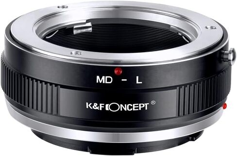 K&F Concept Lens Mount Adapter MD-L Manual Focus Compatible with Minolta Rokkor (SR/MD/MC) Lens to L Mount Camera Body in Kuwait