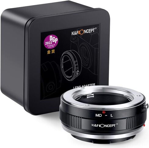 K&F Concept Lens Mount Adapter MD-L Manual Focus Compatible with Minolta Rokkor (SR/MD/MC) Lens to L Mount Camera Body in Kuwait