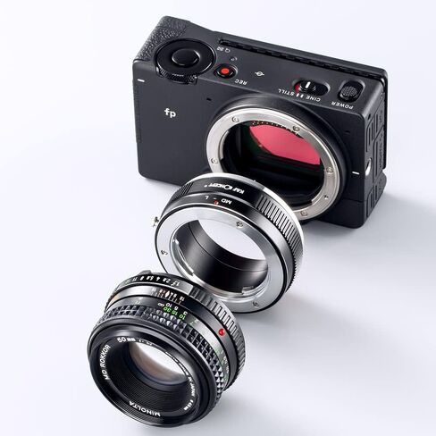 K&F Concept Lens Mount Adapter MD-L Manual Focus Compatible with Minolta Rokkor (SR/MD/MC) Lens to L Mount Camera Body in Kuwait