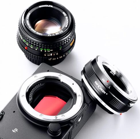 K&F Concept Lens Mount Adapter MD-L Manual Focus Compatible with Minolta Rokkor (SR/MD/MC) Lens to L Mount Camera Body in Kuwait
