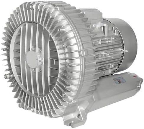 Industrial Regenerative Blower, Commercial Air Pump, 1.5KW High Pressure Vortex Ring Air Pump, Single Phase, for CNC Router Vacuum Hold Down & Fish Farm Aeration 220V-1500W/2HP in Kuwait