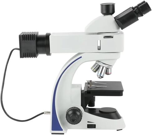 Microscope Observation Industrial Uprigh Metallurgical Microscope Trinocular Achromatic Microscope for Metal Alloys Ceramics Surface Silicon Wafer(12MP 4K HDMI USB) in Kuwait