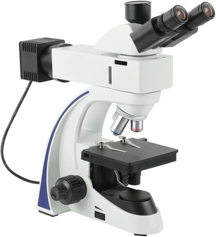 Microscope Observation Industrial Uprigh Metallurgical Microscope Trinocular Achromatic Microscope for Metal Alloys Ceramics Surface Silicon Wafer(12MP 4K HDMI USB) in Kuwait