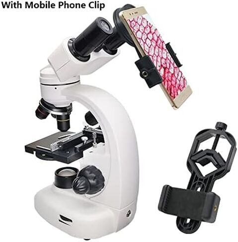 Microscope Kit Binocular LED Biological Microscope 40X-1600X 2.0MP USB Digital Camera Eyepiece Microscope Lens Adapters(Only Microscope) in Kuwait