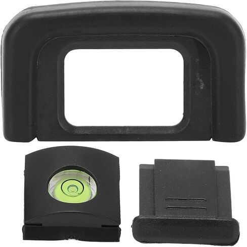 Viewfinder Eye Cup for D3200 D3300 D3400 D5300, Protective Rubber Eye Cover with Gradienter and Cold Shoe Cover, Camera Viewfinder Accessory in Kuwait