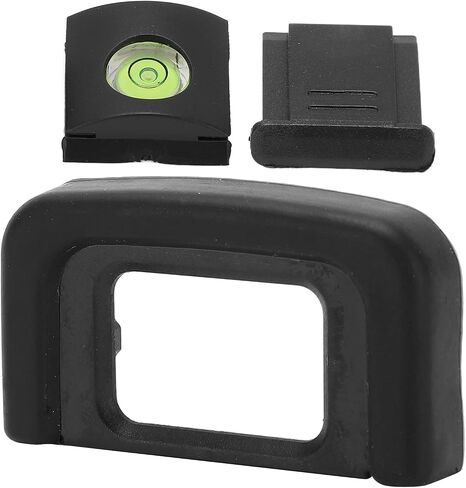 Viewfinder Eye Cup for D3200 D3300 D3400 D5300, Protective Rubber Eye Cover with Gradienter and Cold Shoe Cover, Camera Viewfinder Accessory in Kuwait