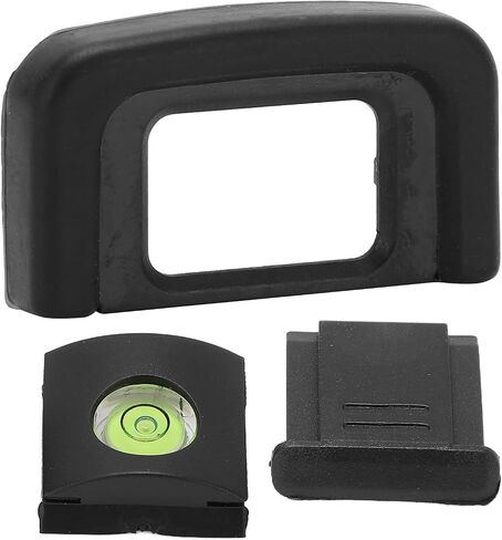 Viewfinder Eye Cup for D3200 D3300 D3400 D5300, Protective Rubber Eye Cover with Gradienter and Cold Shoe Cover, Camera Viewfinder Accessory in Kuwait