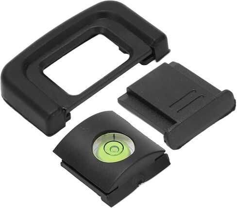 Viewfinder Eye Cup for D3200 D3300 D3400 D5300, Protective Rubber Eye Cover with Gradienter and Cold Shoe Cover, Camera Viewfinder Accessory in Kuwait