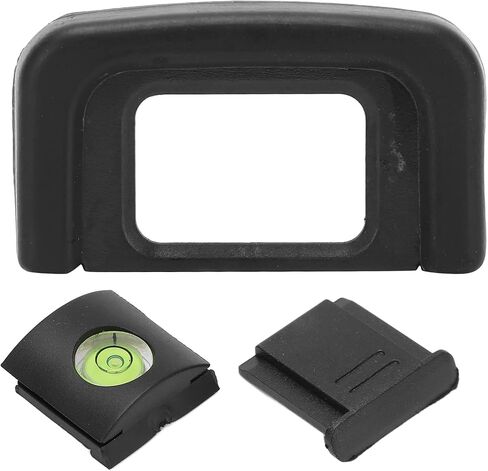 Viewfinder Eye Cup for D3200 D3300 D3400 D5300, Protective Rubber Eye Cover with Gradienter and Cold Shoe Cover, Camera Viewfinder Accessory in Kuwait