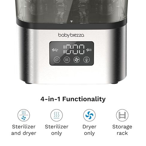 Baby Brezza 10 Minute SuperQuick Bottle Sterilizer + Dryer - Fits 8 Bottles in Kuwait