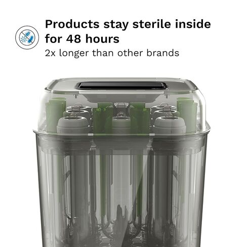 Baby Brezza 10 Minute SuperQuick Bottle Sterilizer + Dryer - Fits 8 Bottles in Kuwait
