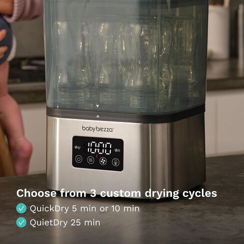 Baby Brezza 10 Minute SuperQuick Bottle Sterilizer + Dryer - Fits 8 Bottles in Kuwait