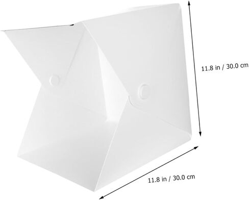 Portable Folding Mini Photo Studio Light Box with Dual LED Light Bars, 6 Color Backdrops, 30cm Photography Tent for Product and Jewelry Shooting in Kuwait