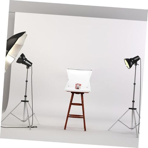 40cm Mini Photo Tent Dual LED Light Bars Portable Foldable Photography Light Box with 6 Color Backdrops for Product Shooting in Kuwait