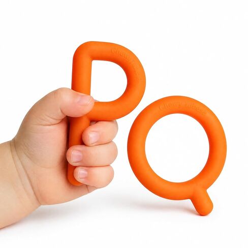 Chewy Tubes P & Q Oral Motor Chew Tool, Latex-Free, Teething & Sensory | Safe & Non-Toxic: Made from durable, latex-free material designed for extended chewing without breaking down or splintering. in Kuwait