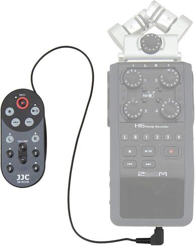 JJC 1.4m / 4.6 Feet Cable Wired Remote Control Commander for Zoom H6 Handy Portable Digital Recorder Replaces Zoom RCH-6 Controller in Kuwait