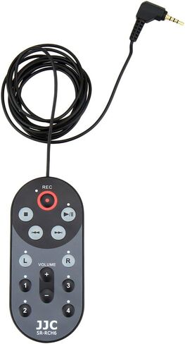 JJC 1.4m / 4.6 Feet Cable Wired Remote Control Commander for Zoom H6 Handy Portable Digital Recorder Replaces Zoom RCH-6 Controller in Kuwait
