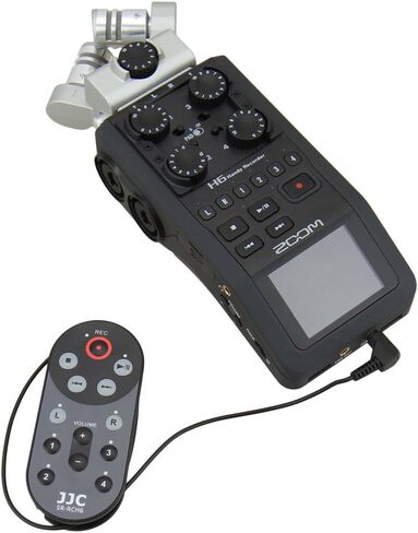 JJC 1.4m / 4.6 Feet Cable Wired Remote Control Commander for Zoom H6 Handy Portable Digital Recorder Replaces Zoom RCH-6 Controller in Kuwait