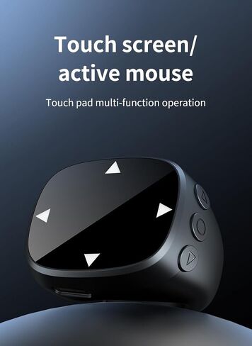 Tiktok Scrolling Ring,Air Finger Ring Mouse with a Touchpad, Portable Handheld Bluetooth 5.3 Wireless Scroller Remote Control Page Turner for i-Phone/i-Pad/Android/PC/Camera/Video Recording/Kindle App in Kuwait