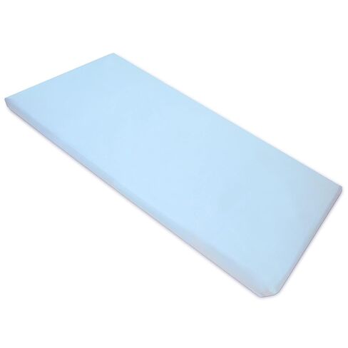 American Baby Company 2 Pack 100% Cotton Percale Fitted Nap Mat Sheet with Elastic Corners 24" x 48" x 4" - Soft & Breathable Rest Mat Sheet or Nap Mat Cover for Daycare & Preschool, Blue in Kuwait