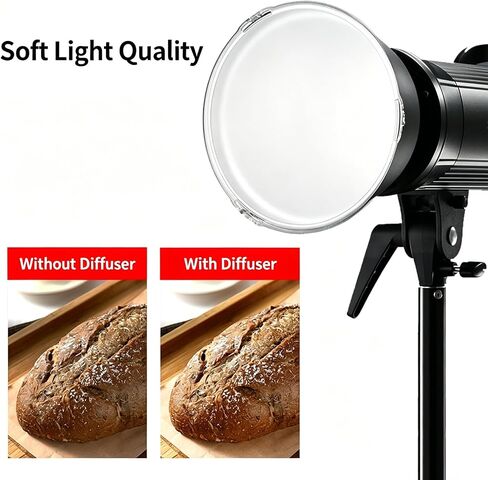 Lightweight Aluminum Flashing Diffuser High Transmittance Soft Light Thin Camera Reflector Diffuser Lighting Cover Softbox for Portrait Photography in Kuwait