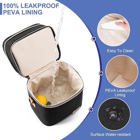 Breastmilk Cooler Bag with Ice Pack Fits 6 Baby Bottles Up to 9 Ounce in Kuwait