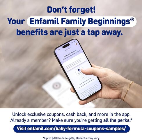 Enfamil Optimum (Enspire), Our Closest Formula to Breast Milk, Immune-Supporting Lactoferrin and Brain-Building DHA Baby Formula, Powder 20.5 Oz Tub in Kuwait
