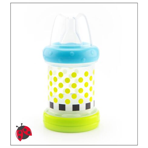 Sassy Baby Food Nurser – 4+ Months Set of 2- 4oz 100% Silicone Nipple and Spoon BPA-Free (30182) in Kuwait