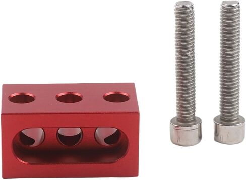 Aluminum Alloy Cushion Block for Astronomical Telescope Guiding Ring, Vibration Reduction Horizontal Lifting Mount for 36mm and 50mm Scopes(36mm Red) in Kuwait